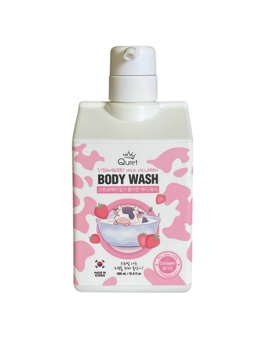 Quret - Gel de baño con colágeno y leche de fresa⭐⭐⭐⭐⭐
